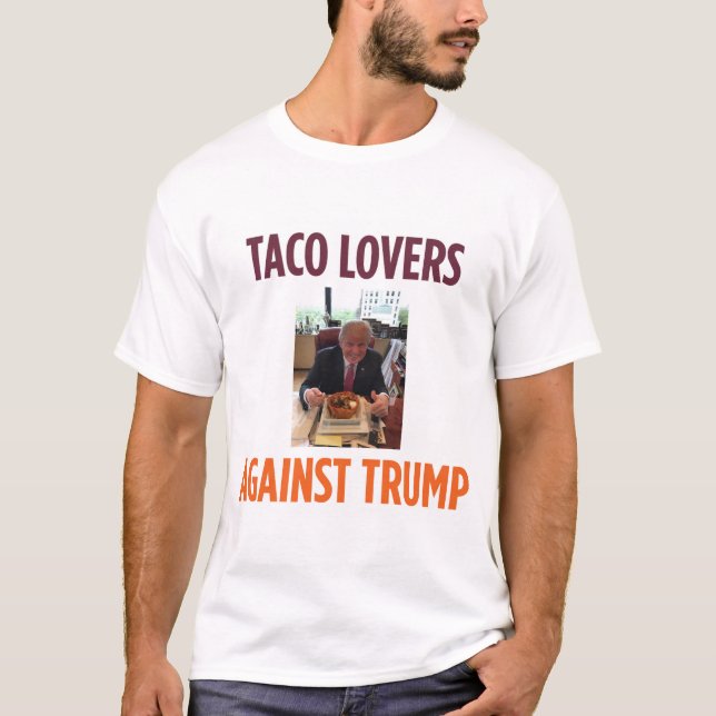 Amantes del Taco contra el triunfo - camiseta del (Anverso)