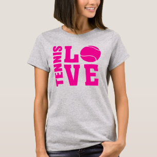 Amantes del tenis, afición al tenis, camiseta de t