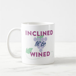 Amantes del vino taza de café