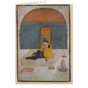 Amantes en una terraza, Garhwal, c.1780-1800