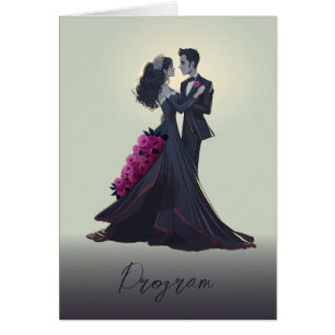 Amantes Góticos Románticos Programa Floral Elegant