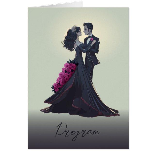 Amantes Góticos Románticos Programa Floral Elegant (Frente)