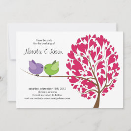 Amantes Salven la tarjeta de fecha