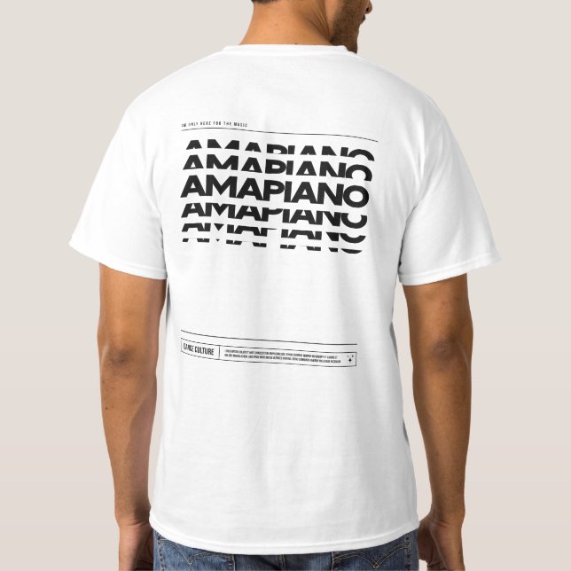 Amapiano Tus Oídos Te Agradecerán La Camiseta (Reverso)