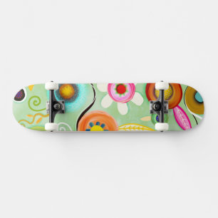 amapola viejo estilo skateboard surf vintage 70's
