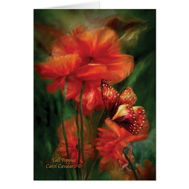 Amapolas altas ArtCard (Frente)