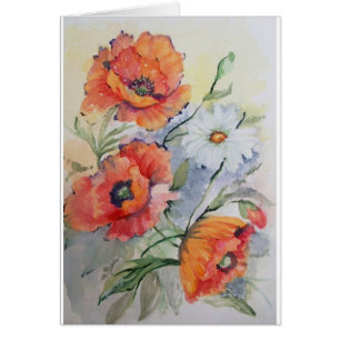 Amapolas de la acuarela