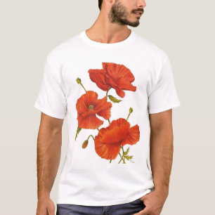 Amapolas de la camiseta