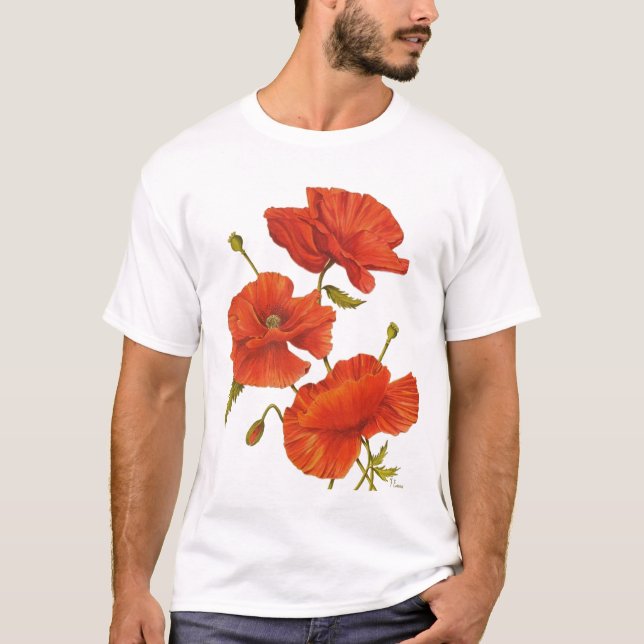 Amapolas de la camiseta (Anverso)
