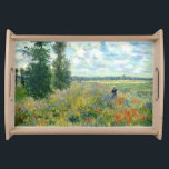 Amapolas de Monet que sirven la bandeja<br><div class="desc">El d'Argenteuil de los pres del SE Coquelicots de los campeones" de Claude Monet del CAMPO "de la AMAPOLA de MONET,  campo de amapolas acerca a Argenteuil - 1875.</div>