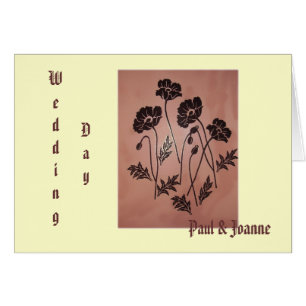 Amapolas del terciopelo del vintage