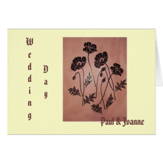 Amapolas del terciopelo del vintage