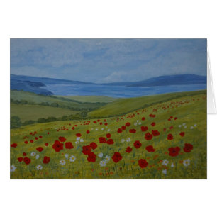 Amapolas en la costa