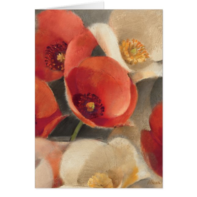 Amapolas en la plena floración (Frente)