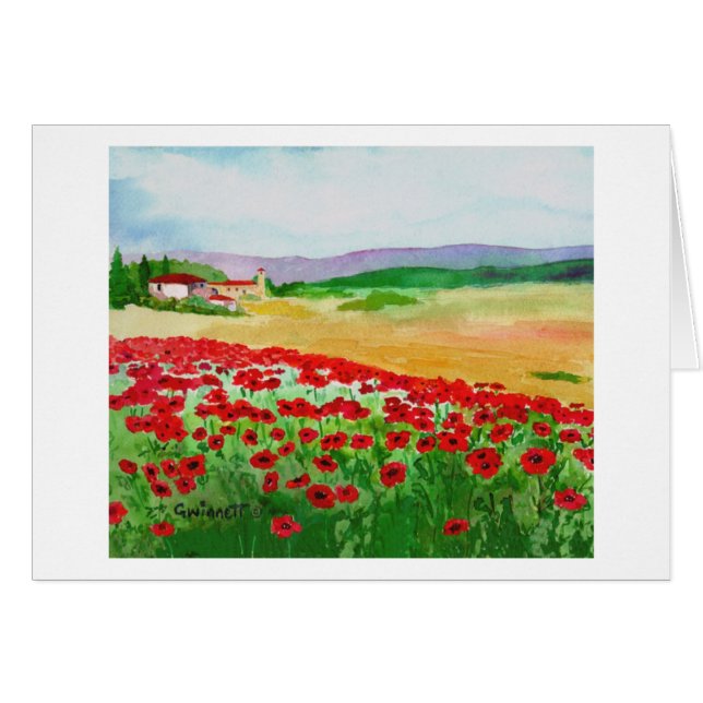 Amapolas en Toscana (Anverso (Horizontal))
