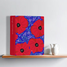 Amapolas Ilustradas Floral Personalizado