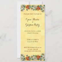 Amapolas, Invitaciones personalizadas para fiesta 