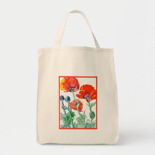 Amapolas, la bolsa de asas de la amapola