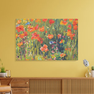Amapolas Rojas de Robert Vonnoh 1888 Arte Impresio