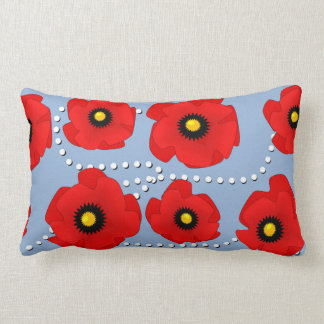 Amapolas y almohada de las perlas