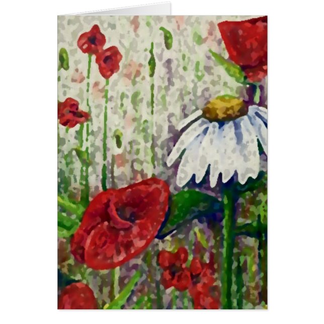 Amapolas y margaritas (Frente)