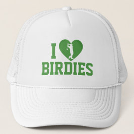Amar a Birdie Golf Gorra - Funny Trendy Trucker Ha