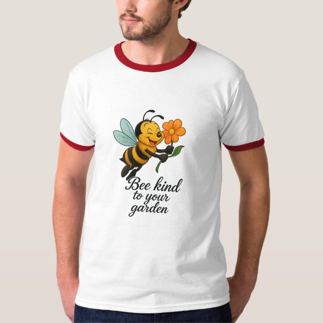 Amar a la camiseta premium de tus hombres de jardí (Anverso)
