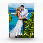 Amar a la novia Groom tu bloque de fotos Boda<br><div class="desc">Boda de amor Novia y Bloque de fotos de Groom</div>