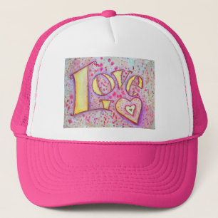 Amar a los Gorras de pintura artística o gorra