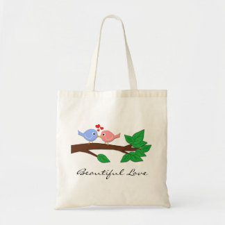 Amar a los pájaros en una rama :: Hermosa bolsa de