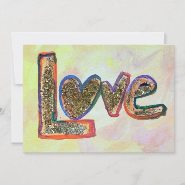 Amar a los Pasteles Dorados Invitaciones o Invitac (Anverso)