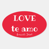 AMAR a los Pegatinas de amo