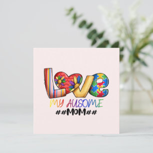 Amar a mamá Autismo Conciencia de las madres orgul