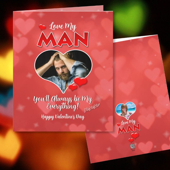 Amar a mi hombre dobló la tarjeta de San Valentín (Subido por el creador)