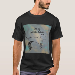 Amar a mi Labrador recuperar camiseta