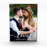 Amar a Novia Groom| Bloque fotográfico Boda<br><div class="desc">Boda de amor Novia y Bloque fotográfico de Groom</div>