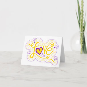 Amar a Swirl Doodle Intersex Bandera del Orgullo L