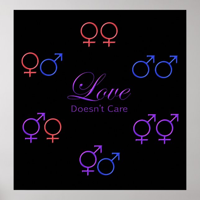 Amar a todos Unidad LGBT Arte de igualdad de géner (Frente)