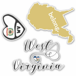 Amar a Virginia Occidental, Pegatinas de la hoja d
