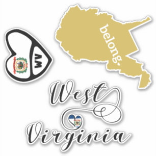 Amar a Virginia Occidental, Pegatinas de la hoja d