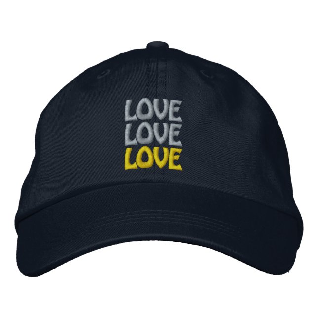 Amar al Gorra bordado en arcoiris (Anverso)