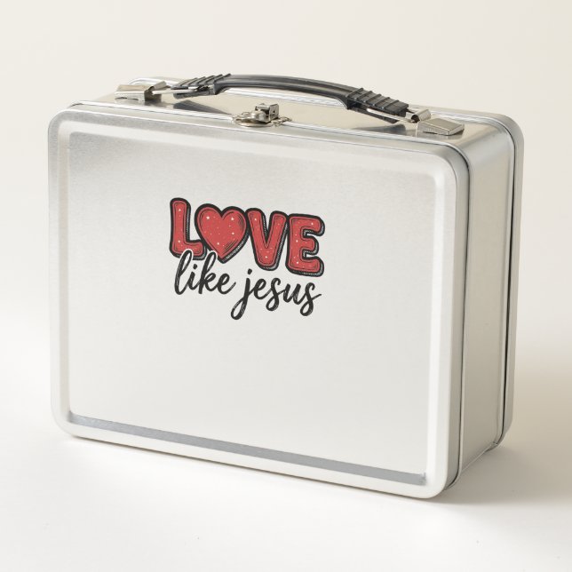 Amar como Jesús Diseño de camiseta cristiana vinta (Anverso)