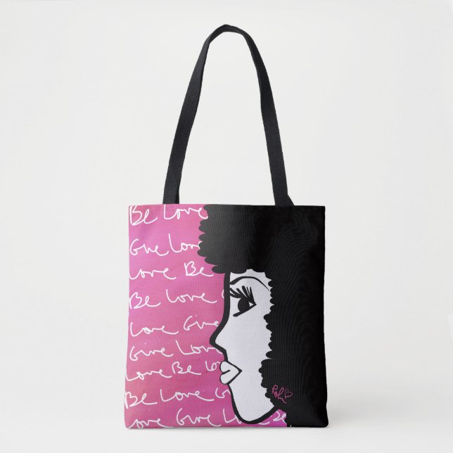 Amar Dar Amor Bolsa De Canvas (Anverso)