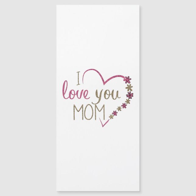 Amar el corazón del Día de la Madre de mamá (Anverso)