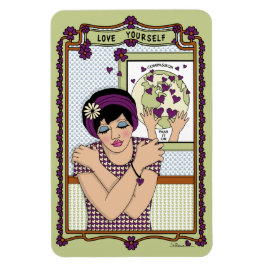 Amar el imán refrigerador Yourself_A_4x6