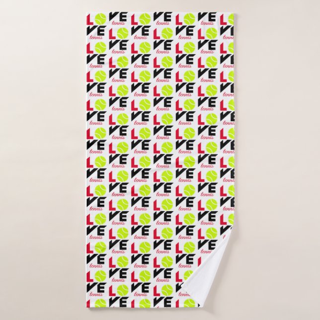 Amar el tenis (Toalla de baño)