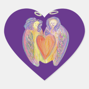 Amar la amabilidad Guardian Angels Decal Pegatinas