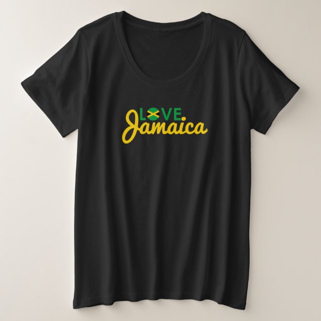 Amar la bandera de Jamaica (Anverso del diseño)