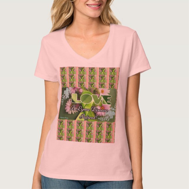 Amar la camiseta adulta de una paciente con enferm (Anverso)