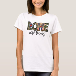 Amar la camiseta de las mujeres de nuestras tropas